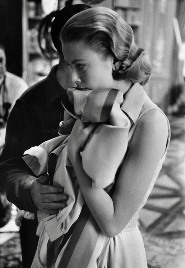 Grace Kelly During The Filming Of ‘High Society’, Hollywood, 1956
