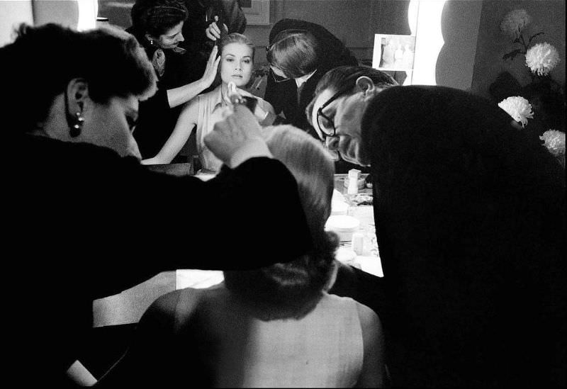 Grace Kelly In Her Dressing Room During The Filming Of ‘High Society’, 1956