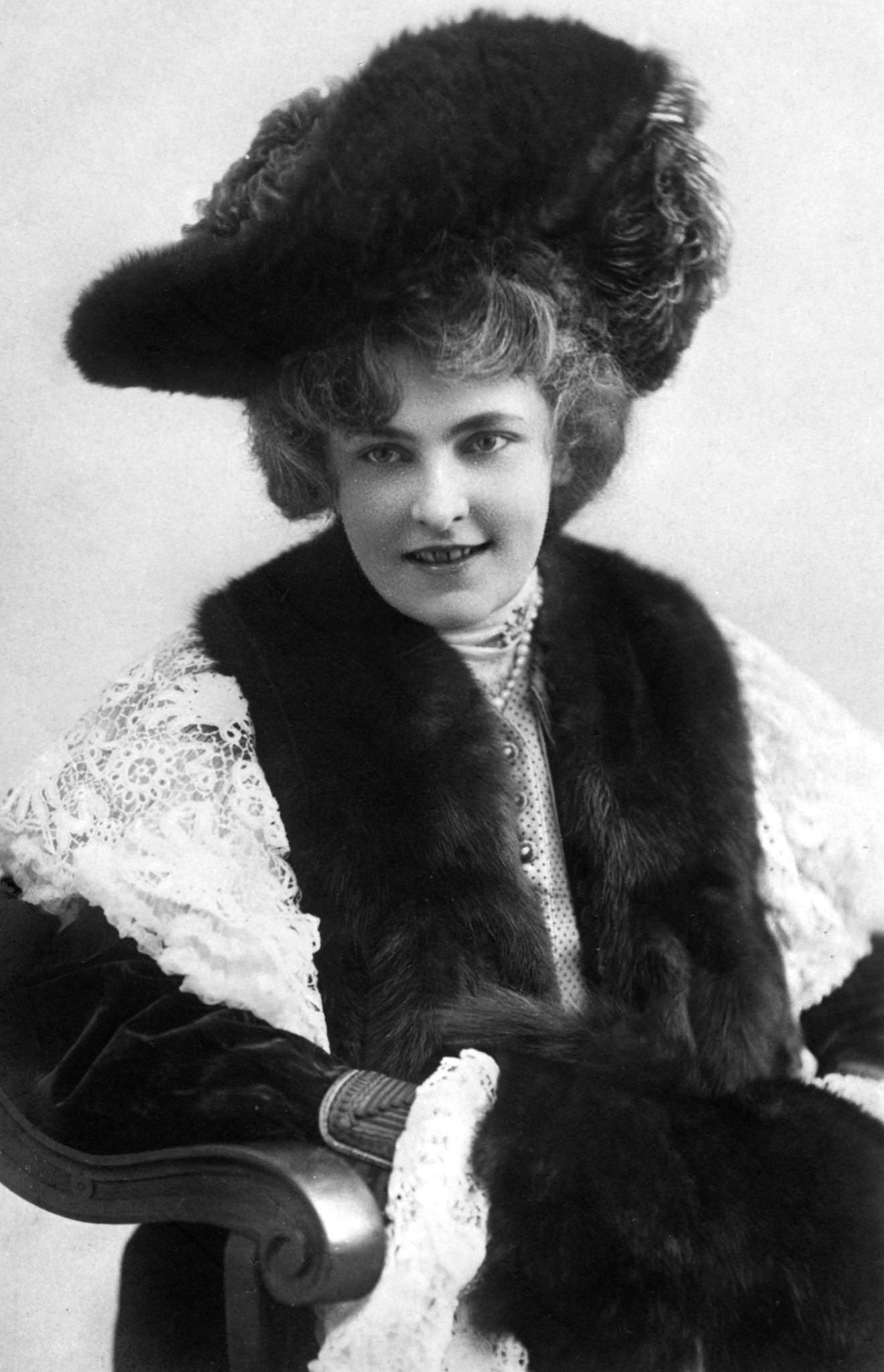 Madge Lessing In A Hat