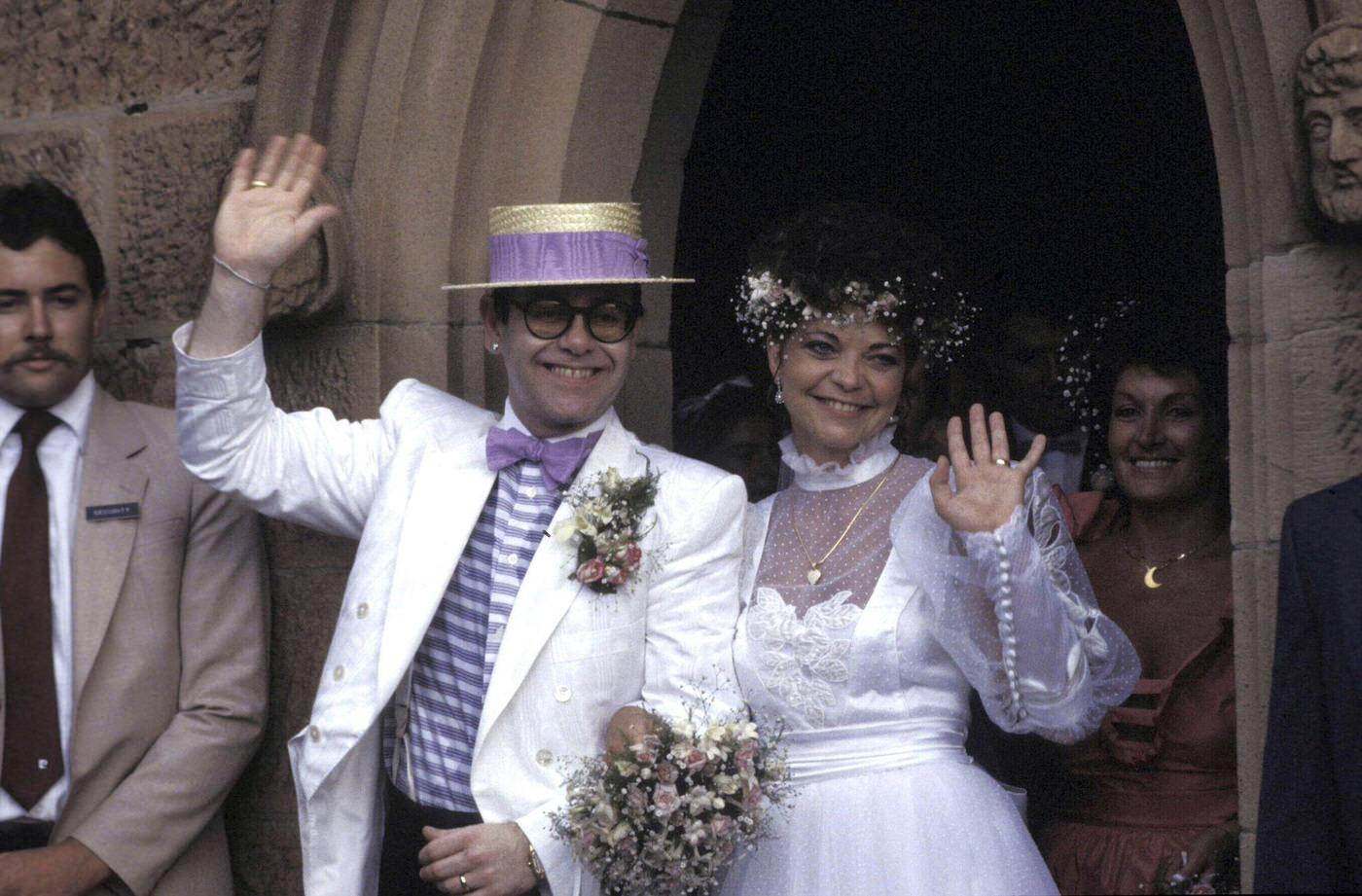 Elton John And Renate Blauel 'S Wedding At St. Mark'S Church