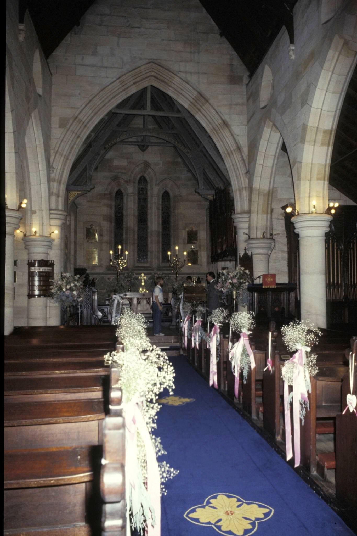 View Of St Mark'S Church On The 14Th Of February 1984 For Elton John And Renate Blauel'S Wedding.