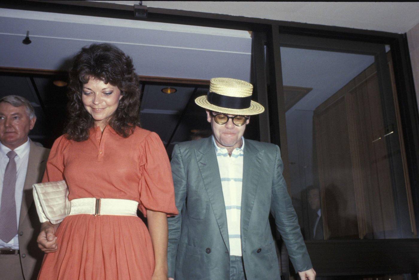 Elton John And Renate Blauel 'S Wedding, 1984