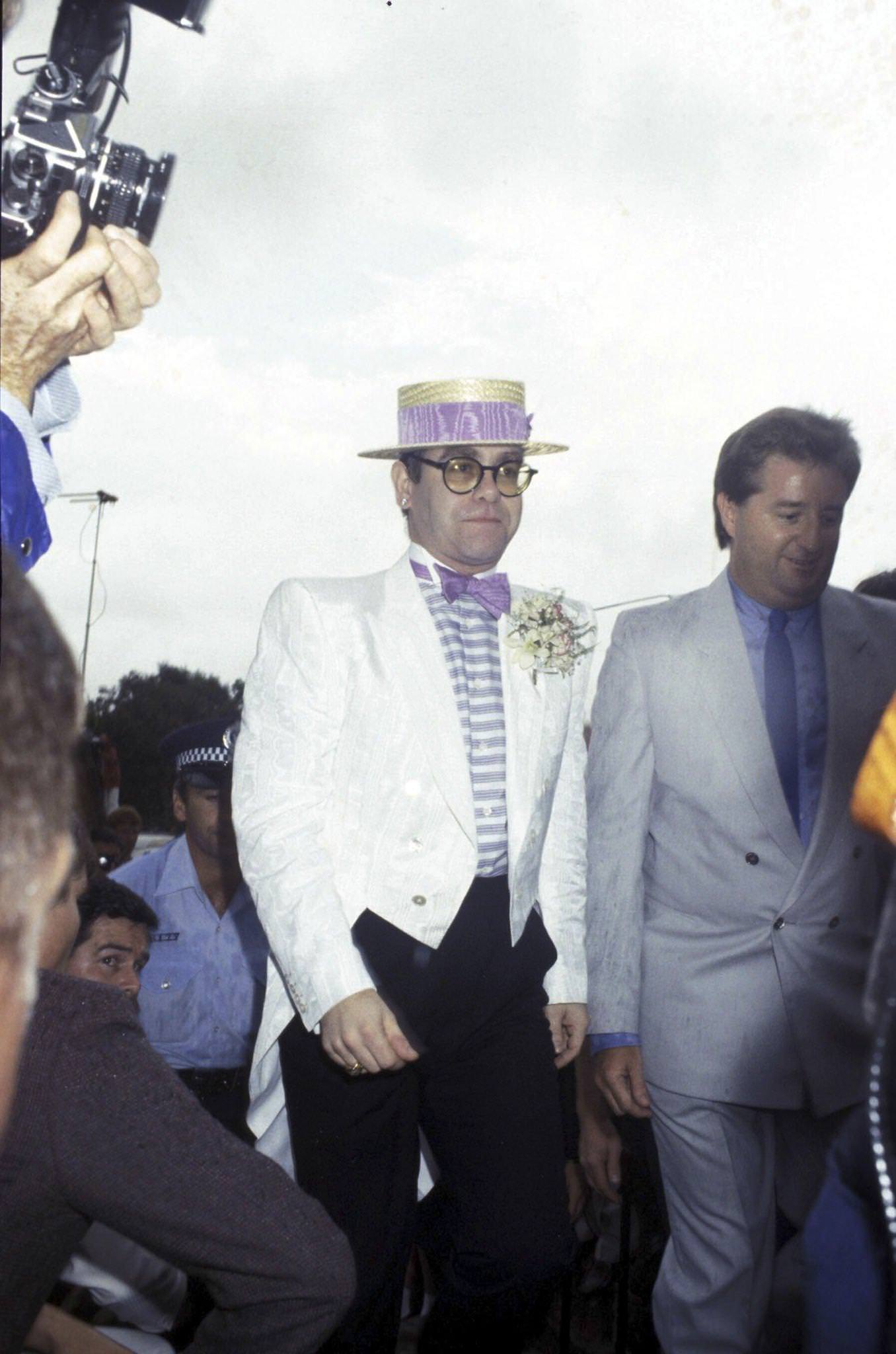 Elton John At St Mark'S Church.