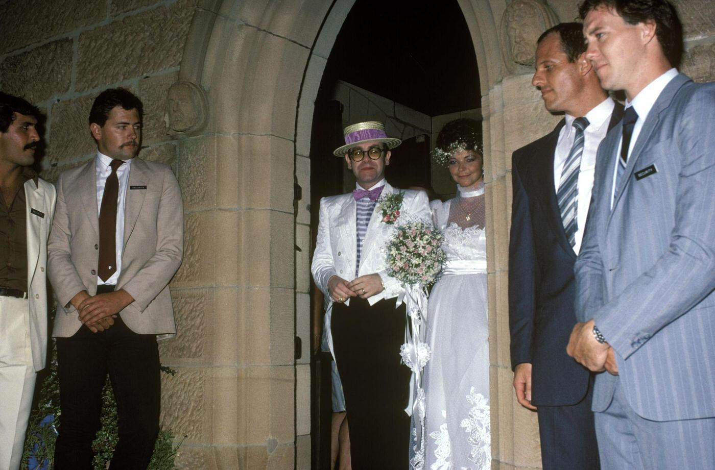 Elton John Marrying Renate Blauel.