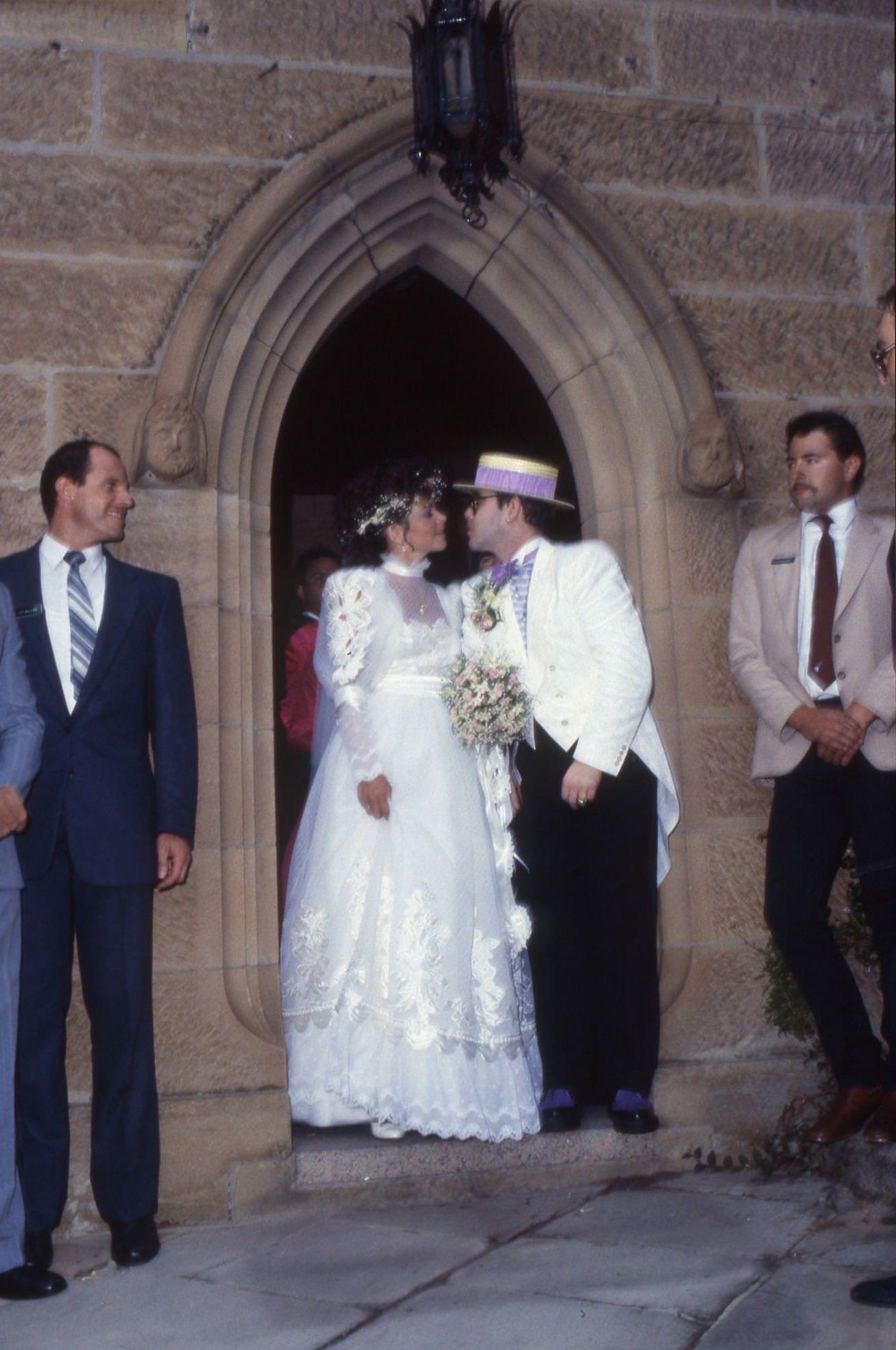 The Wedding Of Renata Blauel And Elton John At St. Mark'S Anglican Church, Darling Point, Sydney