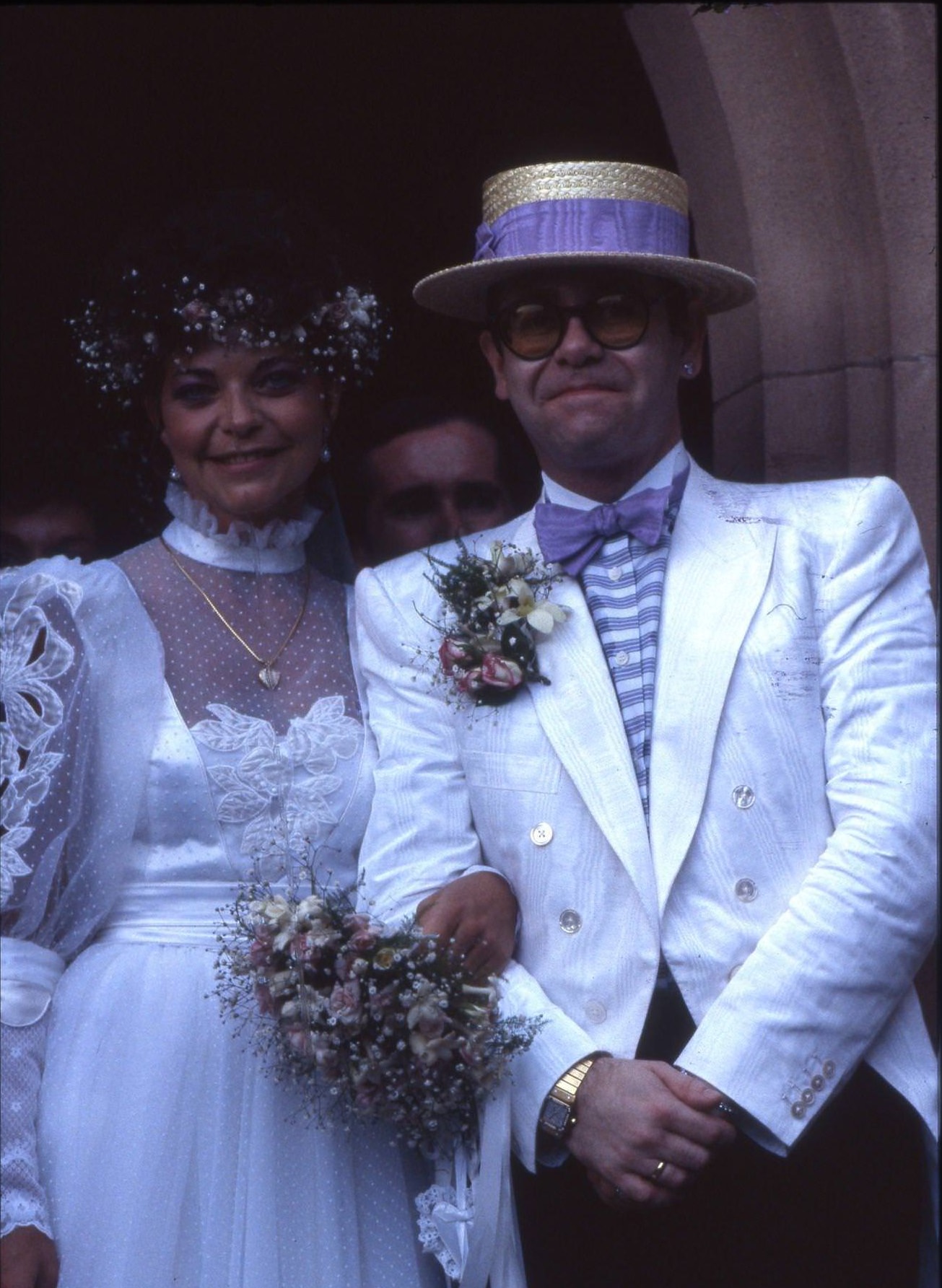The Wedding Of Renata Blauel And Elton John At St. Mark'S Anglican Church