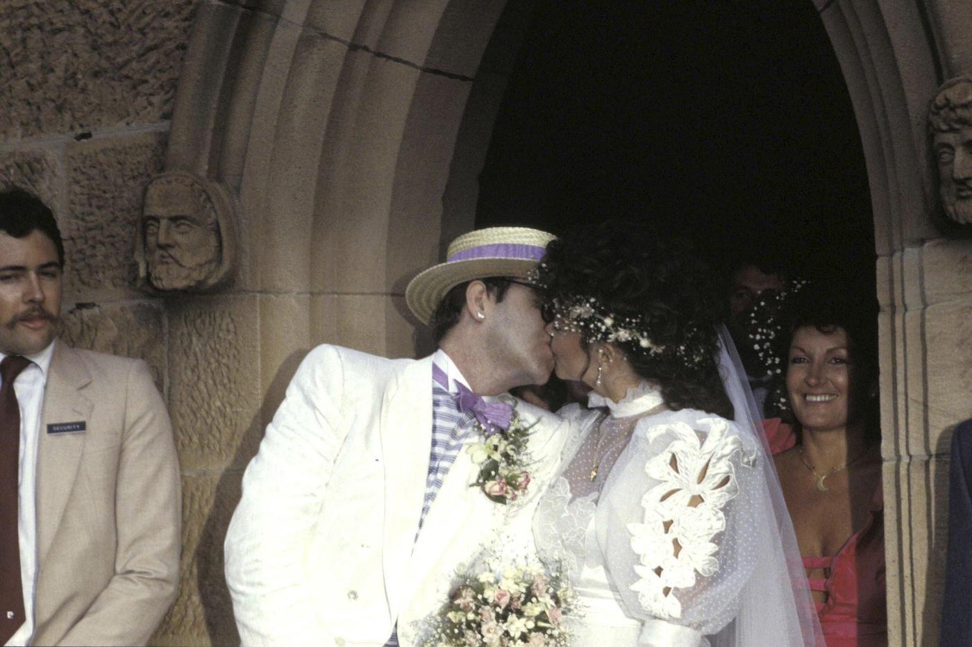 Elton John And Renate Blauel 'S Wedding