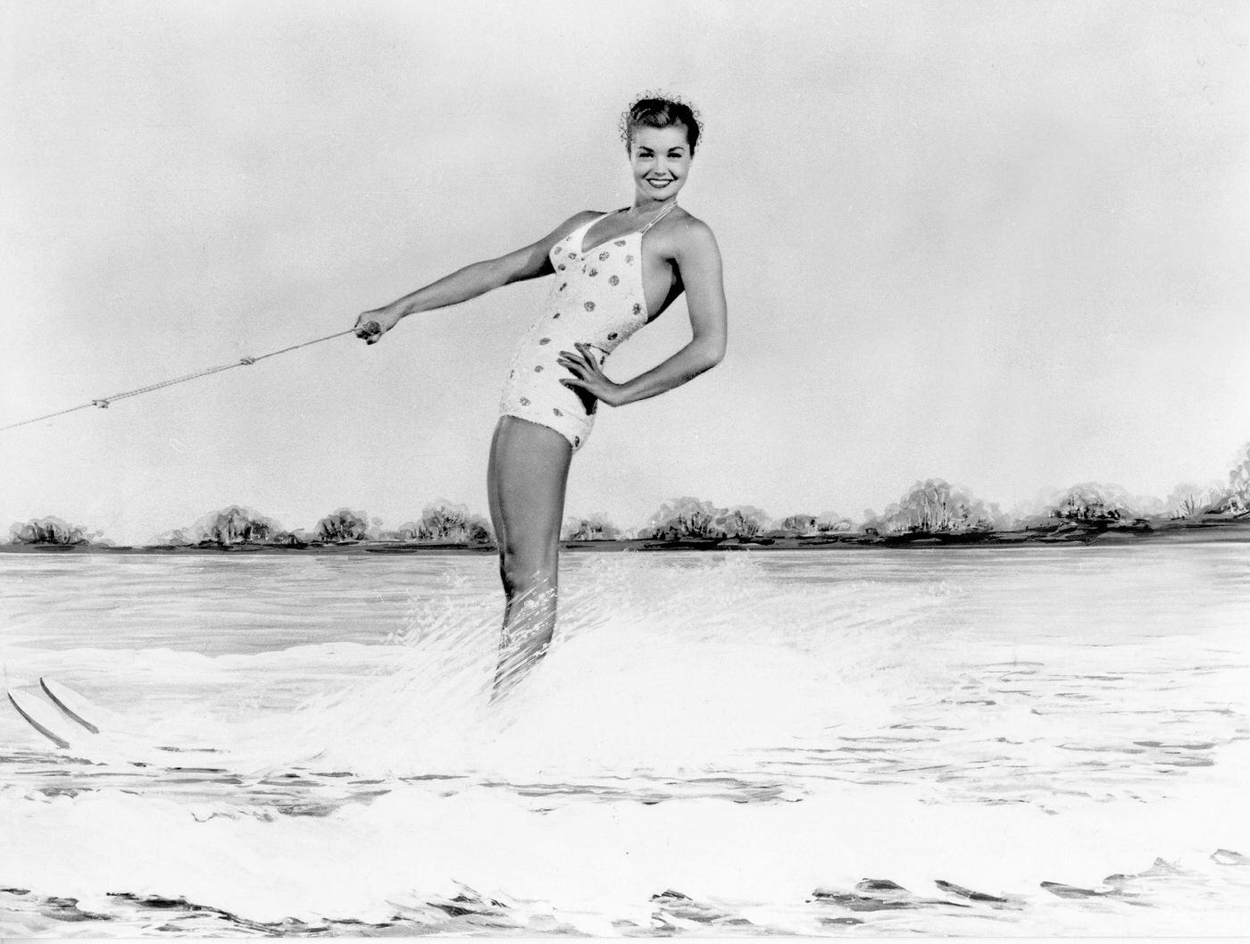 Esther Williams In A Scene Of The Film 'You Are So Easy To Love', 1953