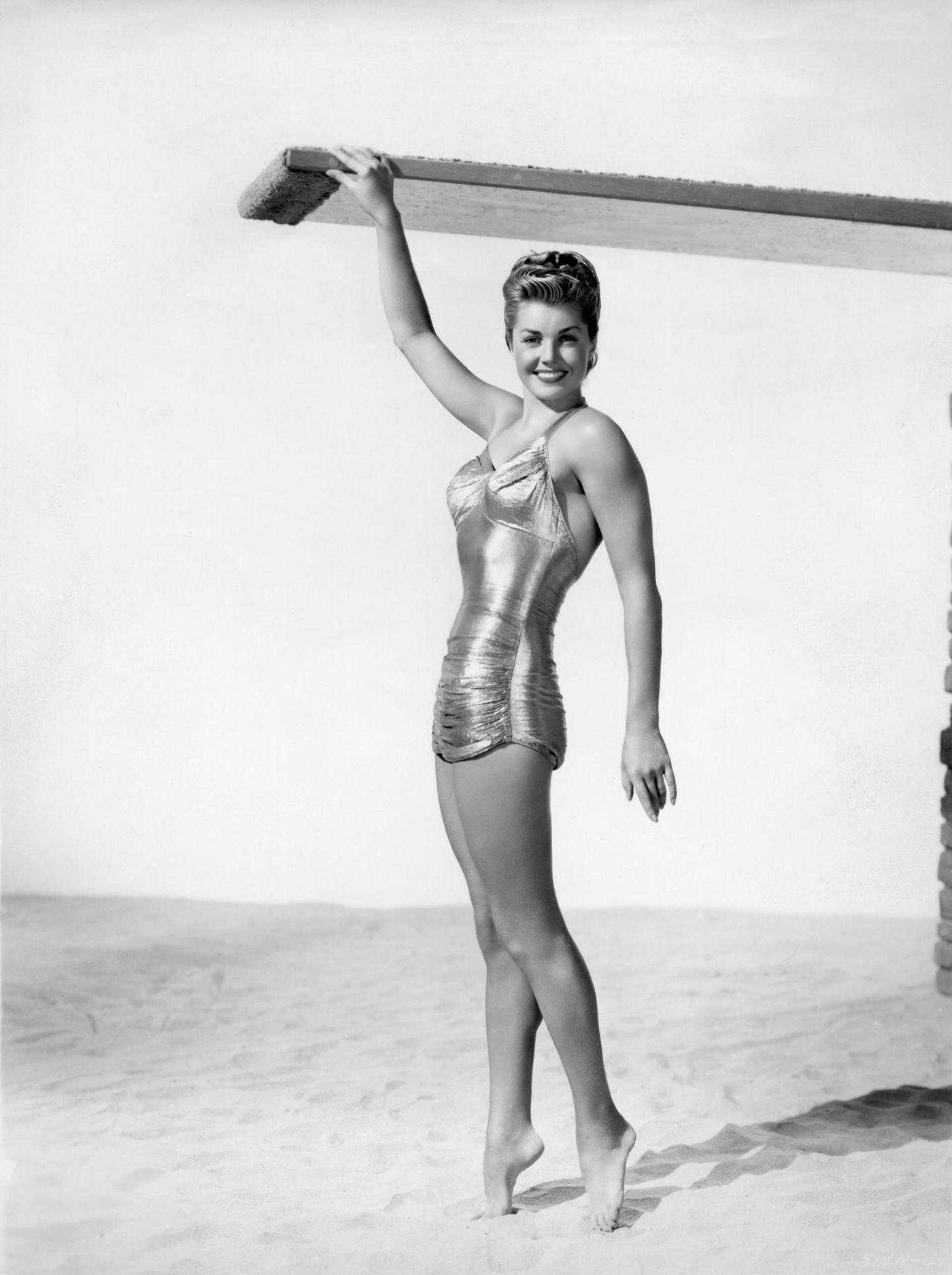 Esther Williams Poses For A Portrait For The Film 'On An Island With You' In 1948 In Los Angeles, California.