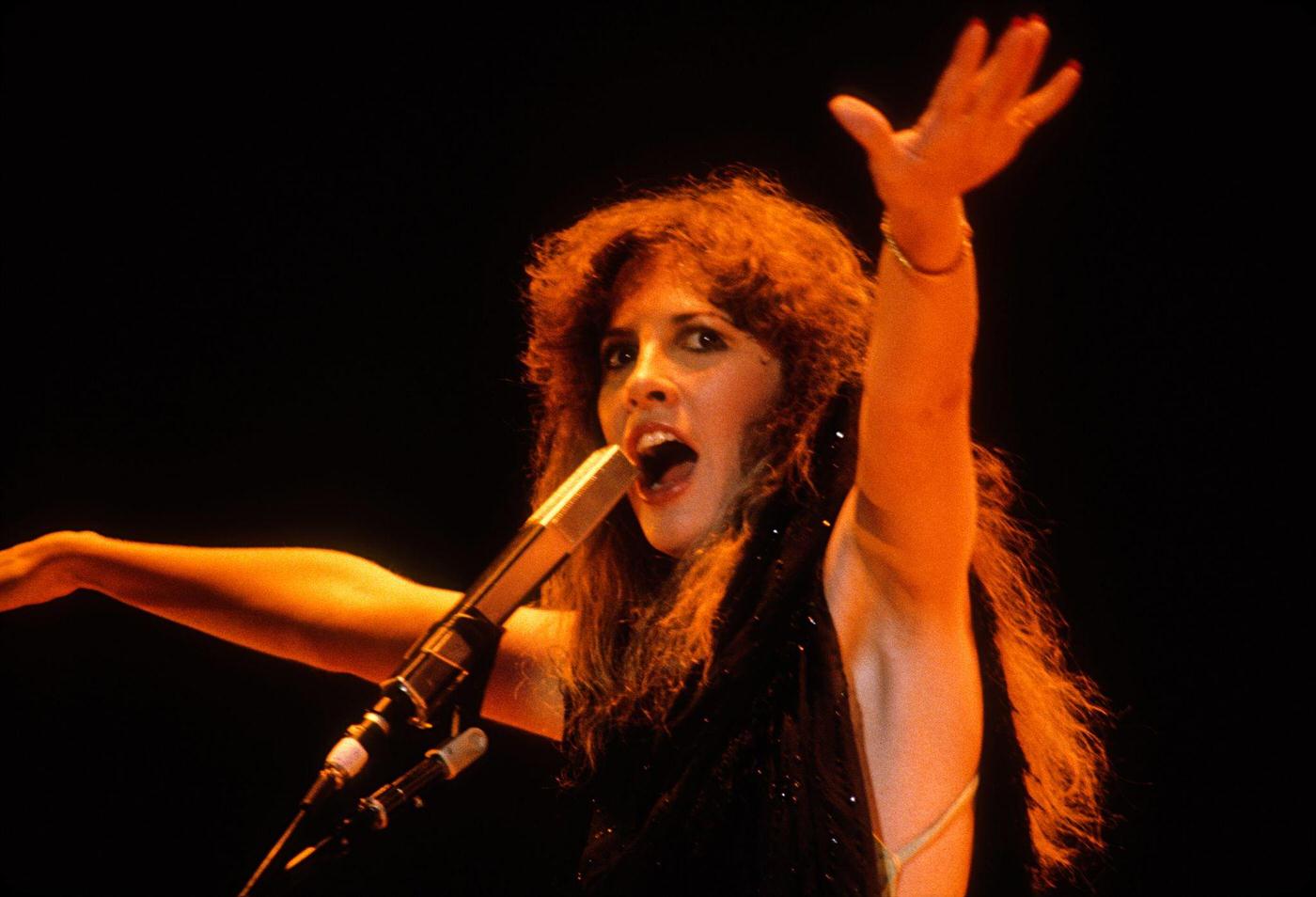 Stevie Nicks Performs With Fleetwood Mac At The Cow Palace In December 1979 In San Francisco