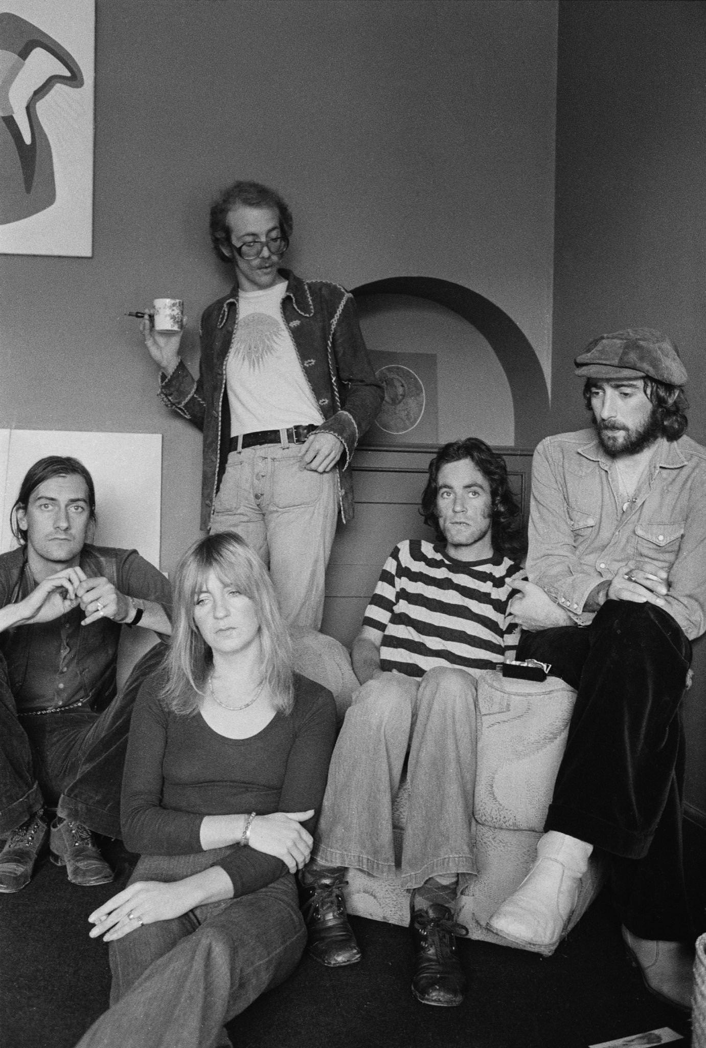 Drummer Mick Fleetwood, Singer And Keyboard Player Christine Mcvie, Guitarist Bob Welch, Guitarist Bob Weston And Bassist John Mcvie.