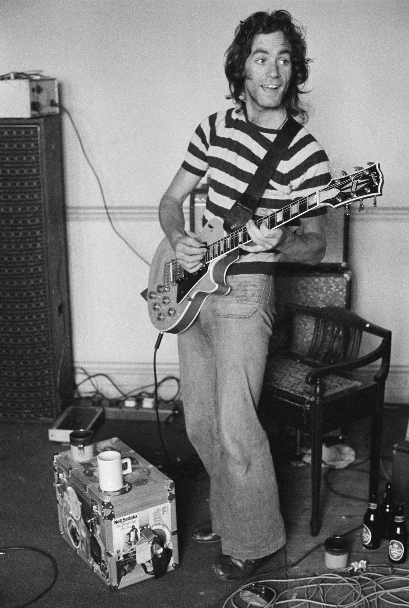 English Guitarist Bob Weston Of Pop Group Fleetwood Mac, September 1973.