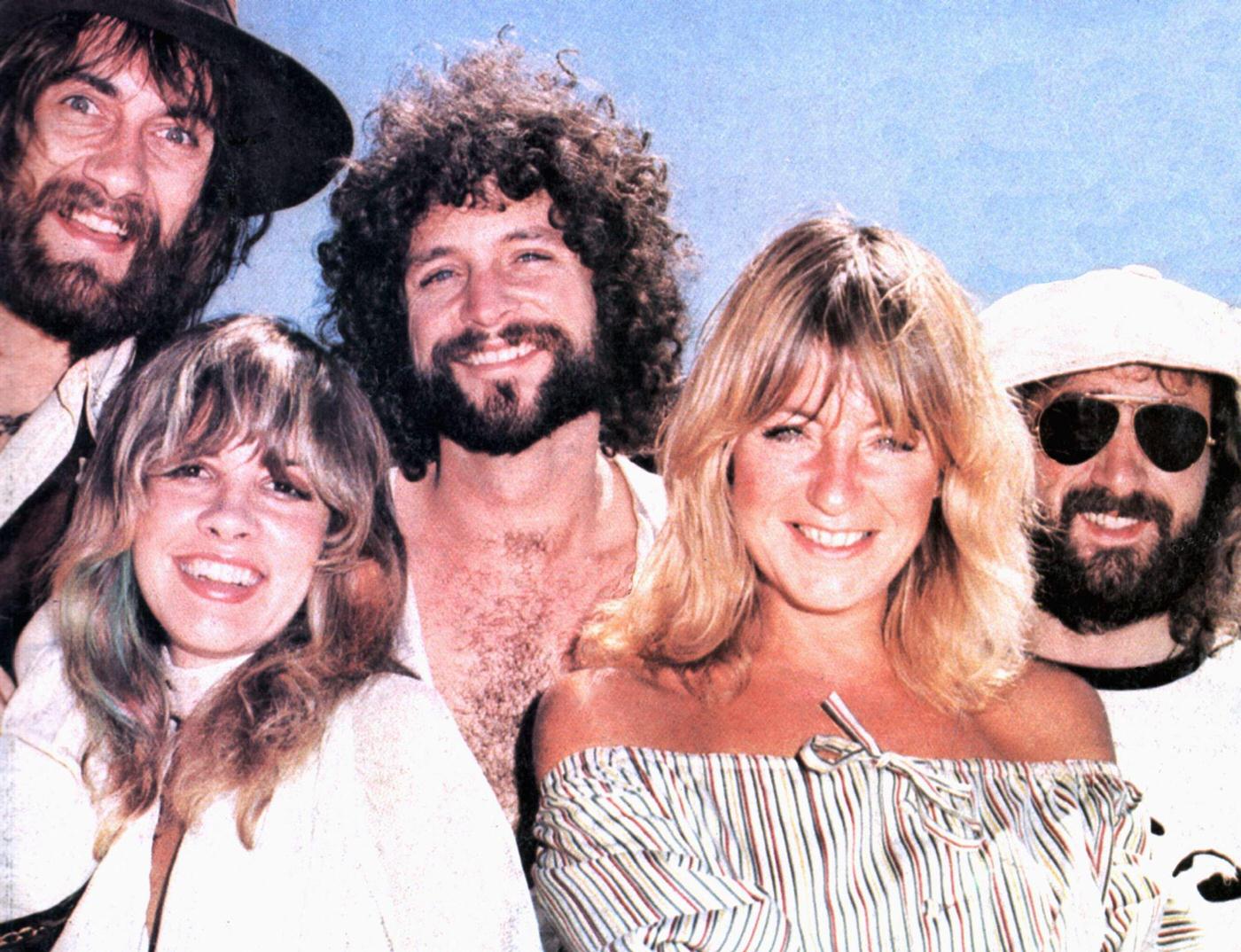 Mick Fleetwood, Stevie Nicks, Lindsey Buckingham, Christine Mcvie, John Mcvie, 1975