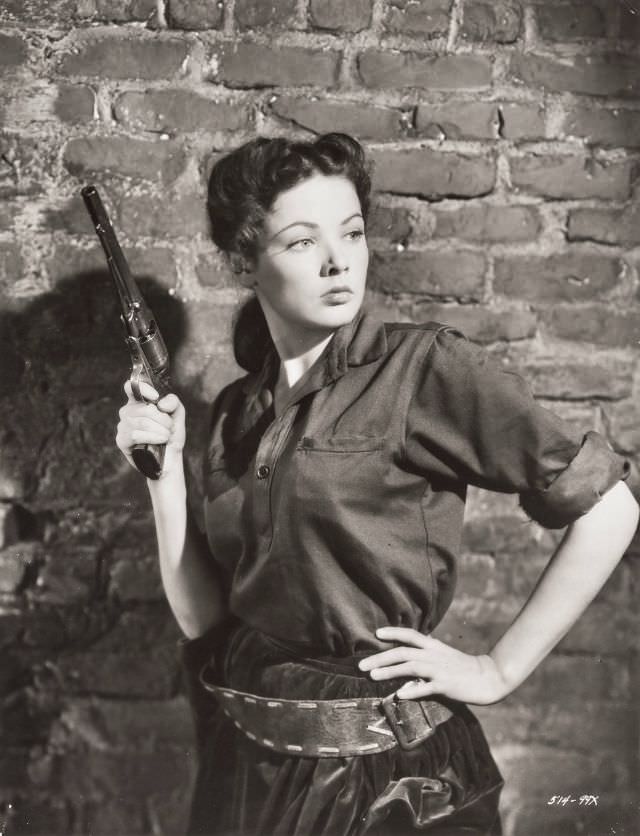 Beauty And Brains In The Wild West: Gene Tierney In 'Belle Starr' 1941