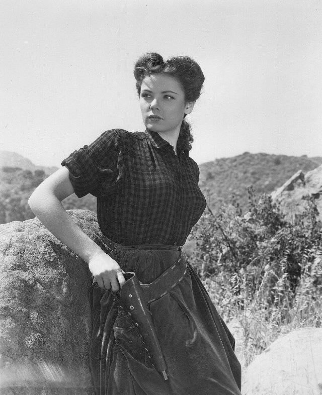 Beauty And Brains In The Wild West: Gene Tierney In 'Belle Starr' 1941