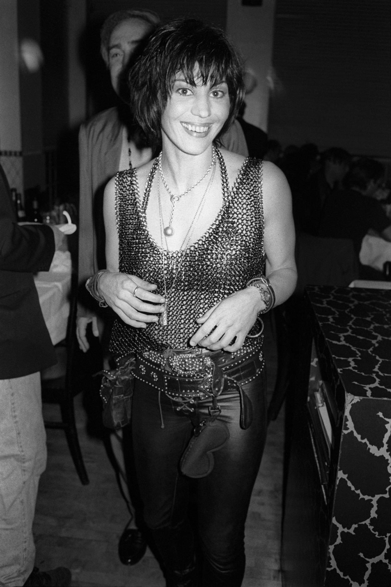 Joan Jett Attends Ingrid Sischy'S Dinner Party In Honor Of Gianni Versace And His New Book, 'Designs' At Barocco.