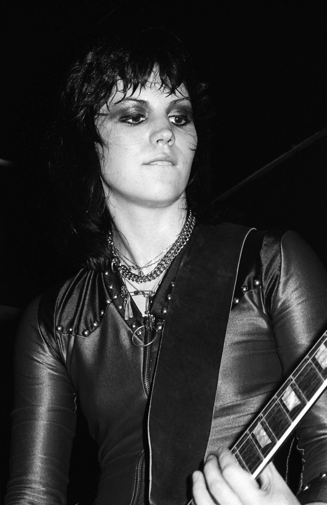 Joan Jett Performing At The Starwood Night Club In Los Angeles, 1970S