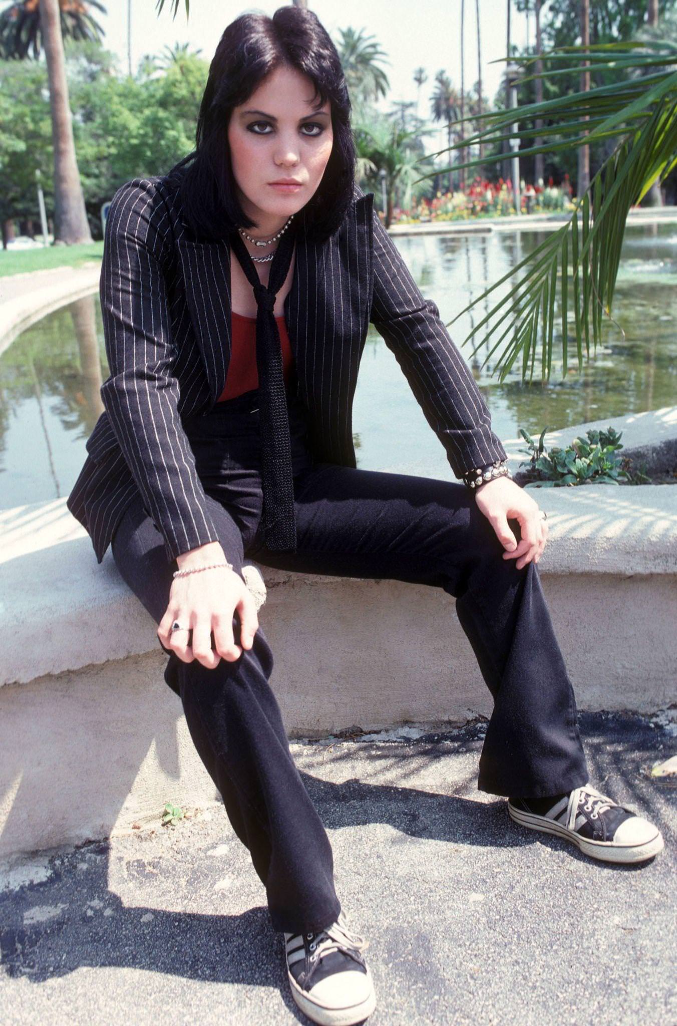 Joan Jett At A Photo Session Circa 1977 In Los Angeles