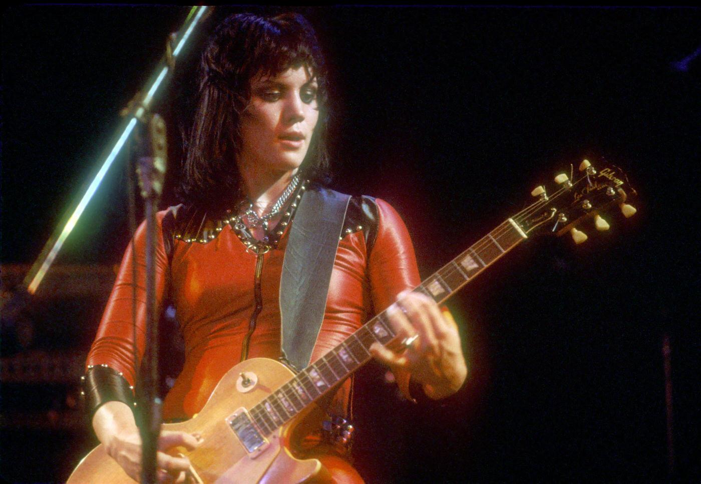 Joan Jett Performing On Stage In Los Angeles