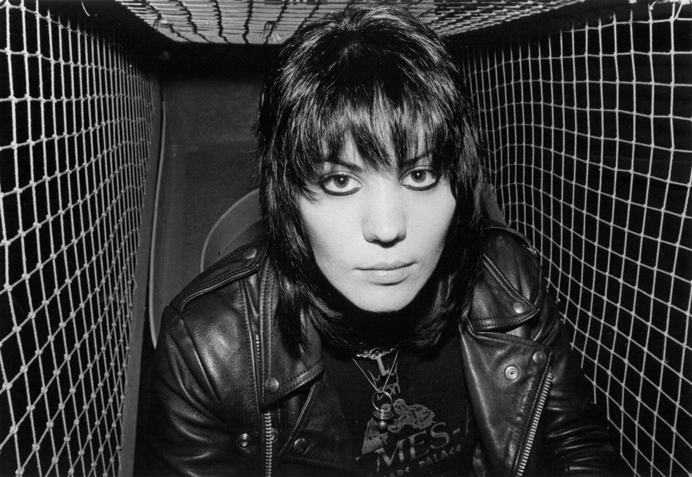 Joan Jett In Her Iconic Hairstyle