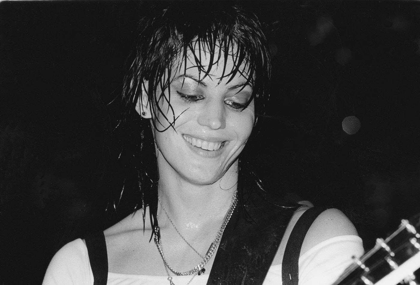 Joan Jett Performing On The Stage