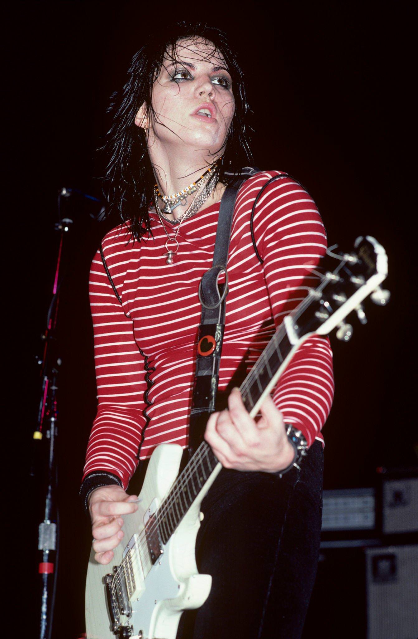 Joan Jett At The Capitol Theater In Passaic, New Jersey On April 11, 1981.