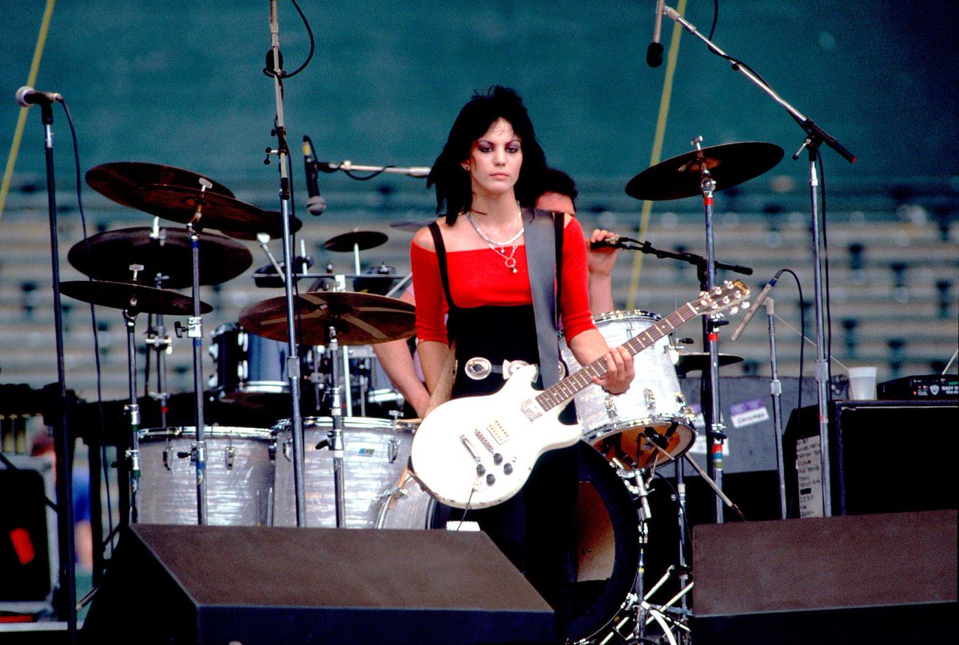 Joan Jett Performing At The Comiskey Park, Chicago, 1983