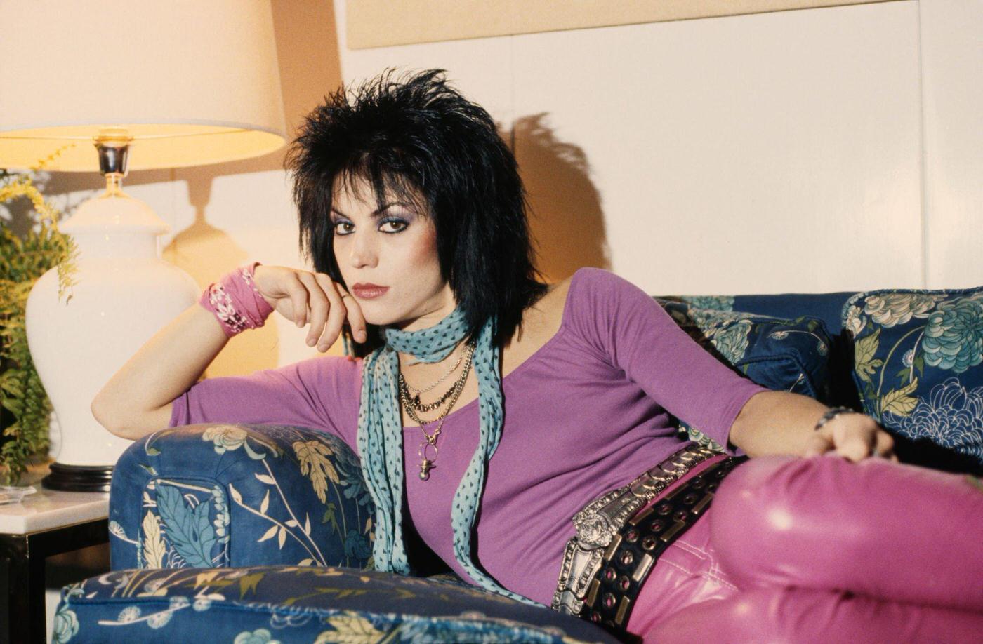 Joan Jett In Her Iconic Hairstyle