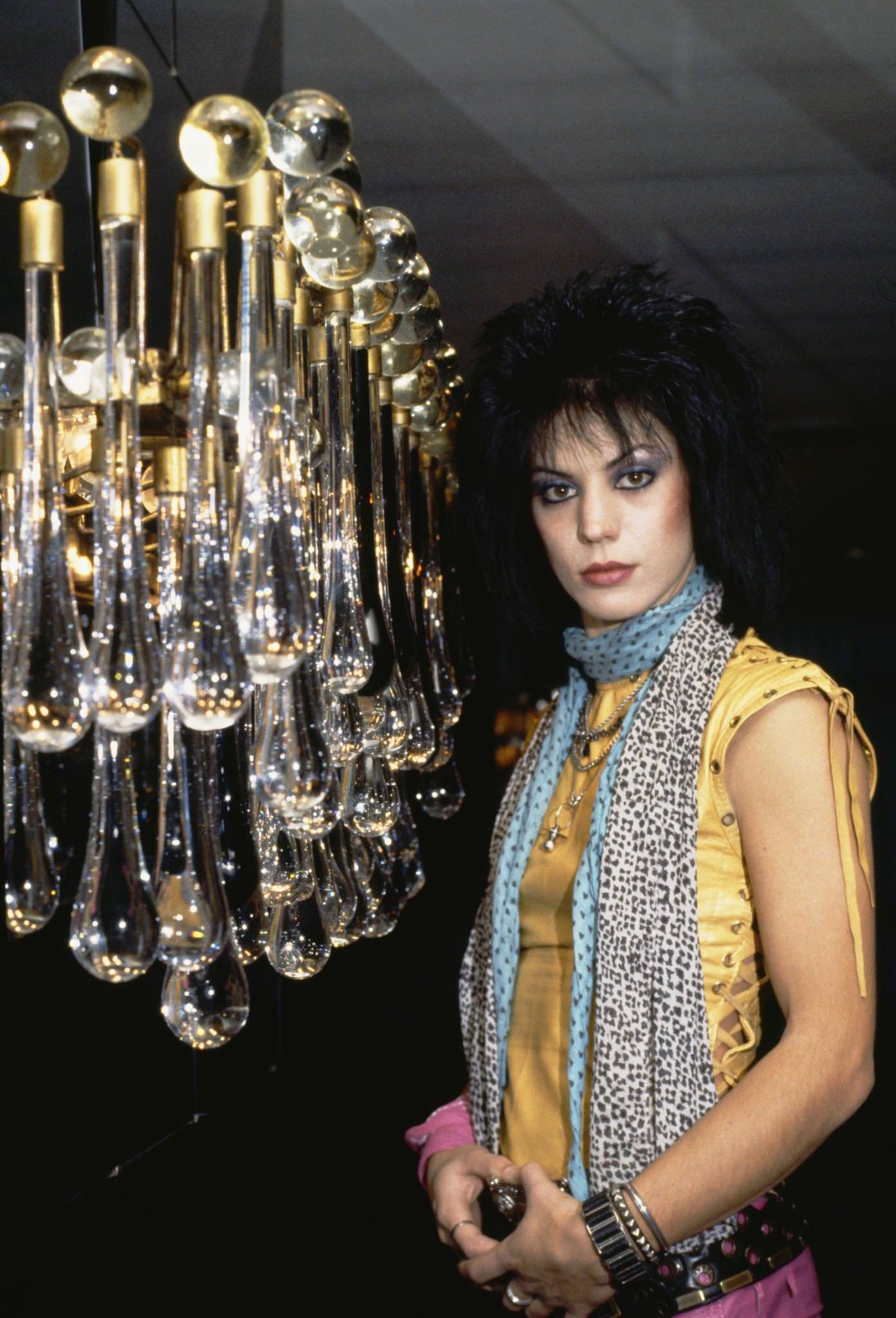 Joan Jett In Her Iconic Hairstyle
