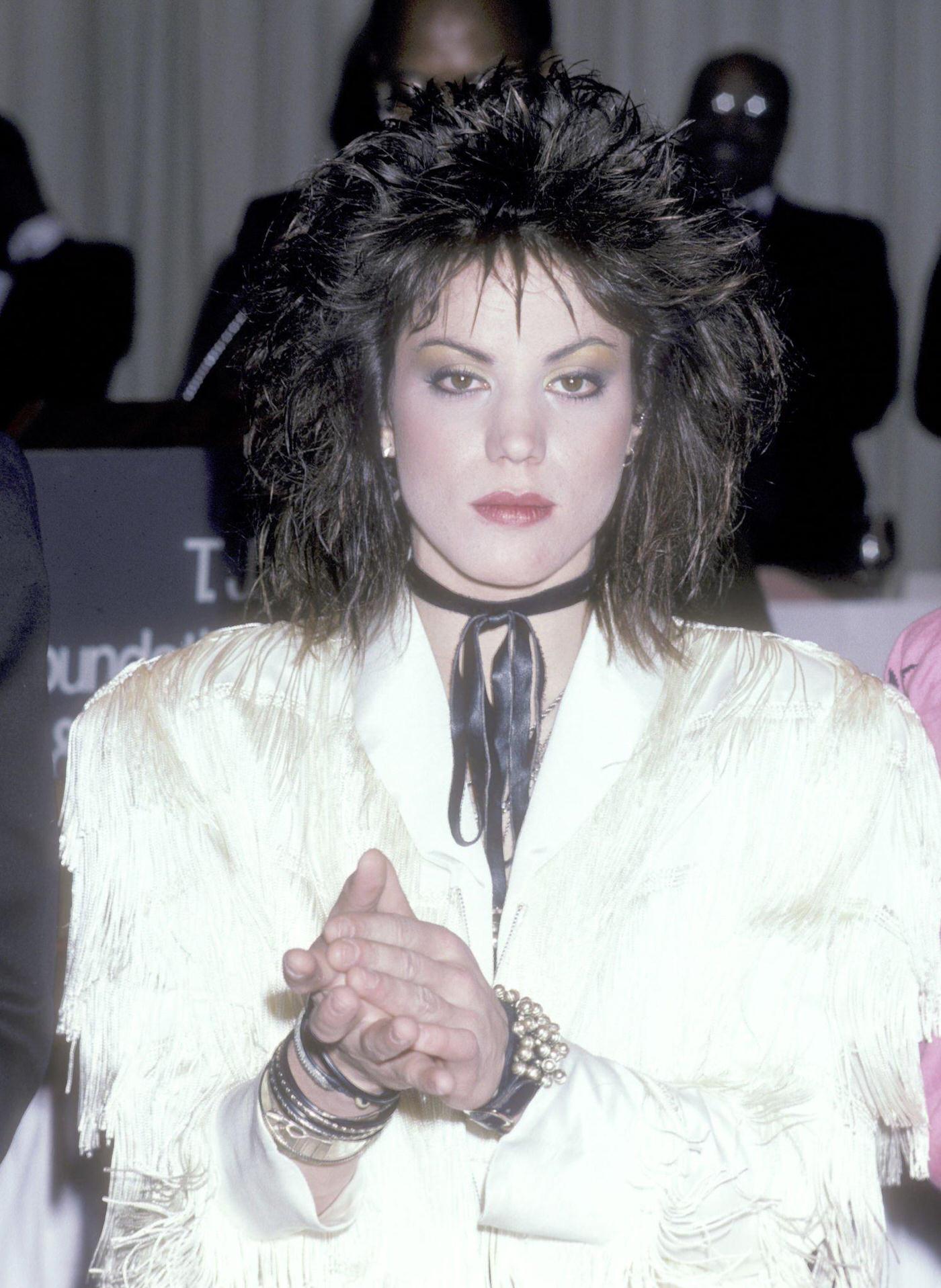 Joan Jett At The T.j. Martell Foundation Honors Quincy Jones On April 19, 1986 At New York Hilton Hotel