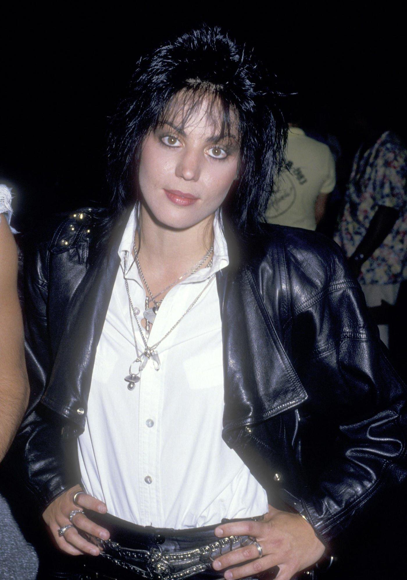 Joan Jett At Billy Idol Concert Performance On August 5, 1987 At Madison Square Garden