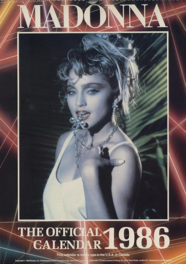 Madonna's Timeless Beauty Captured in Her Official Calendars 19861989