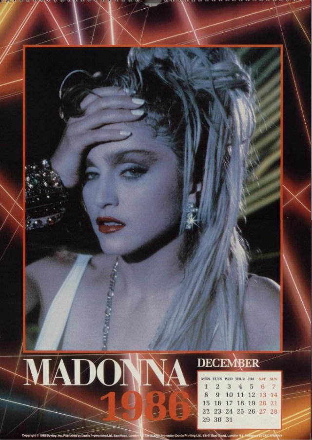 Madonna's Timeless Beauty Captured in Her Official Calendars 1986-1989