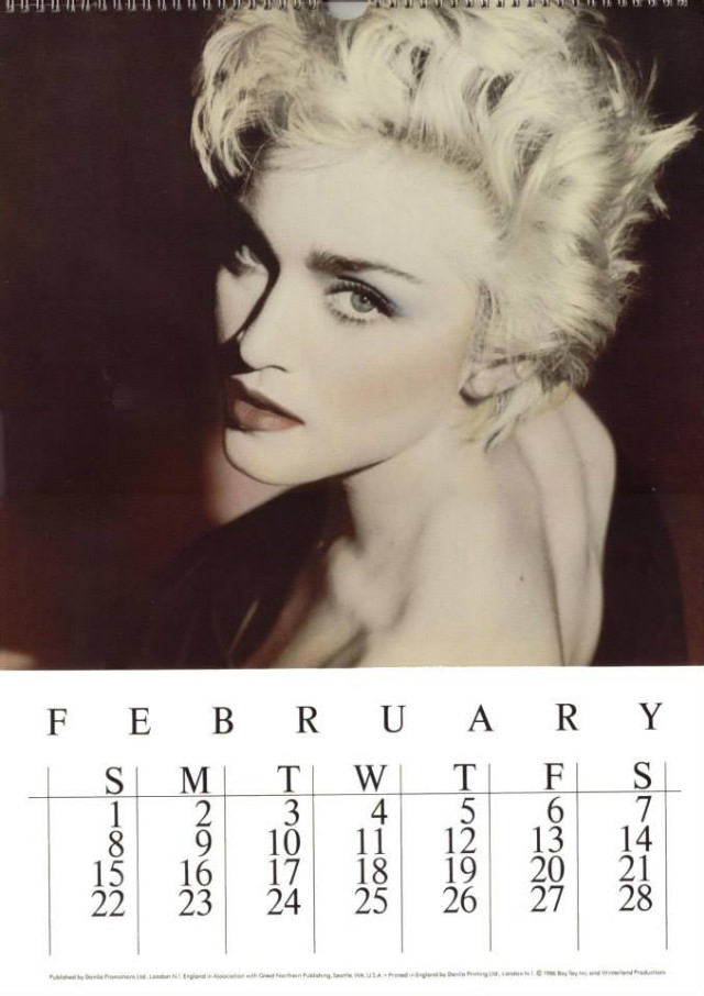 Madonna'S Timeless Beauty Captured In Her Official Calendars 1986-1989