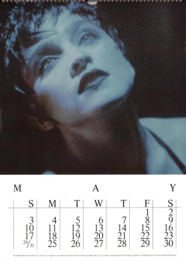 Madonna'S Timeless Beauty Captured In Her Official Calendars 1986-1989