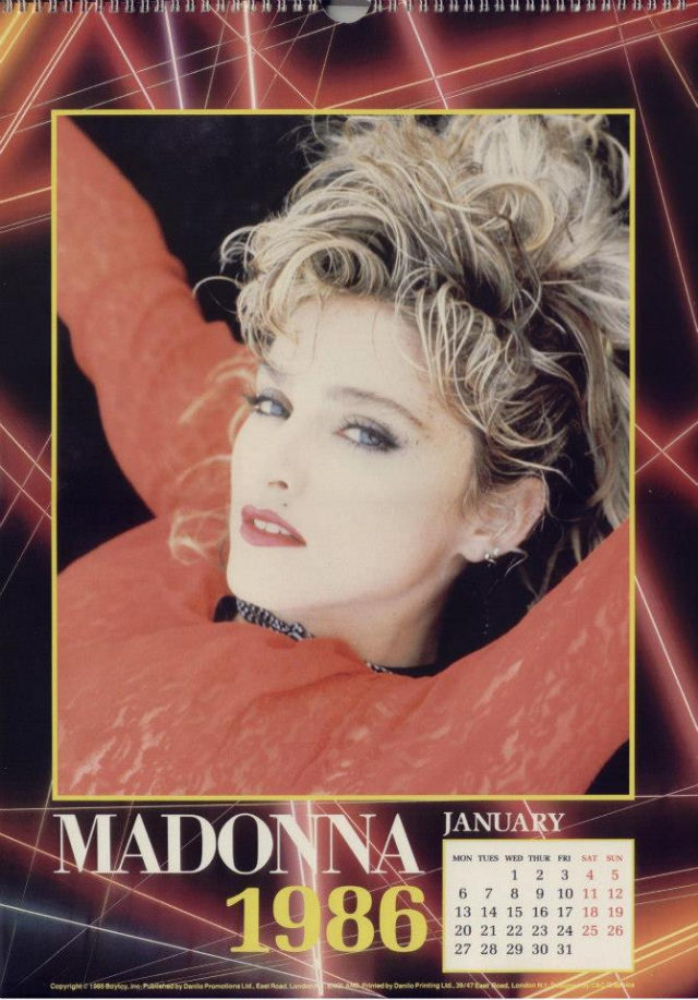 Madonna's Timeless Beauty Captured in Her Official Calendars 19861989