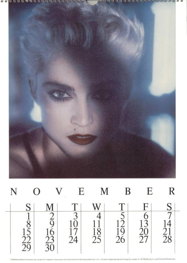 Madonna'S Timeless Beauty Captured In Her Official Calendars 1986-1989