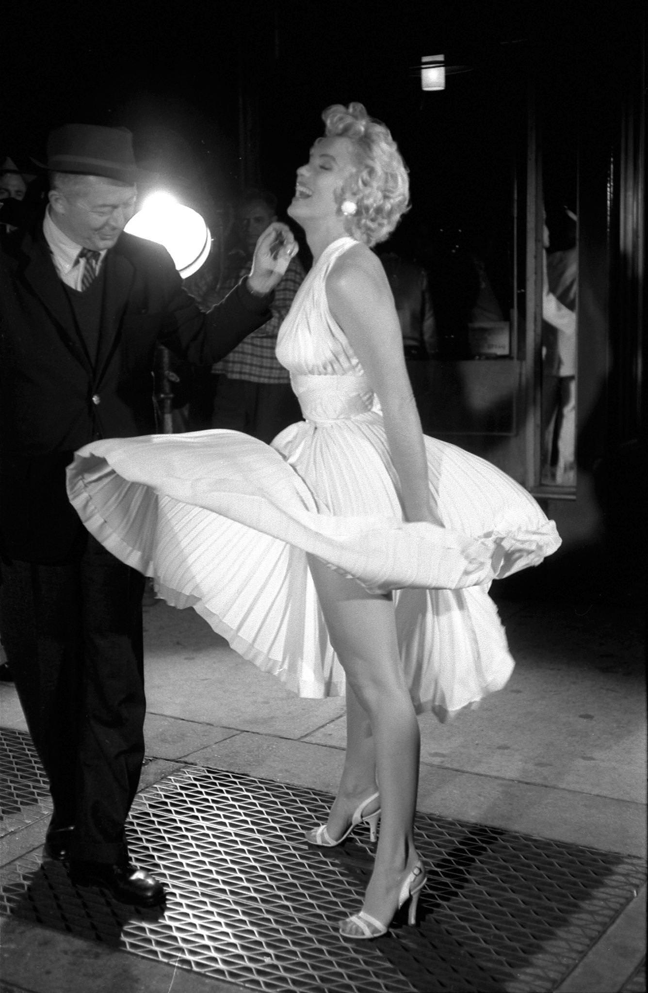 Monroe On Location For 'Seven Year Itch'