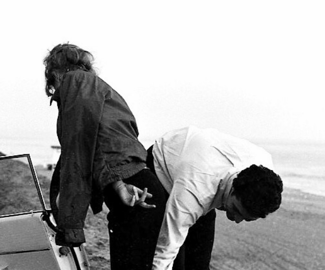 Hollywood'S Golden Duo: Sharon Tate And Richard Beymer On The Beach