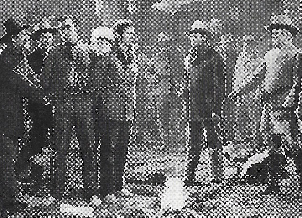 Henry Fonda, Anthony Quinn, Dana Andrews, Hank Bell, Frank Conroy, And Harry Morgan In The Ox-Bow Incident (1942)