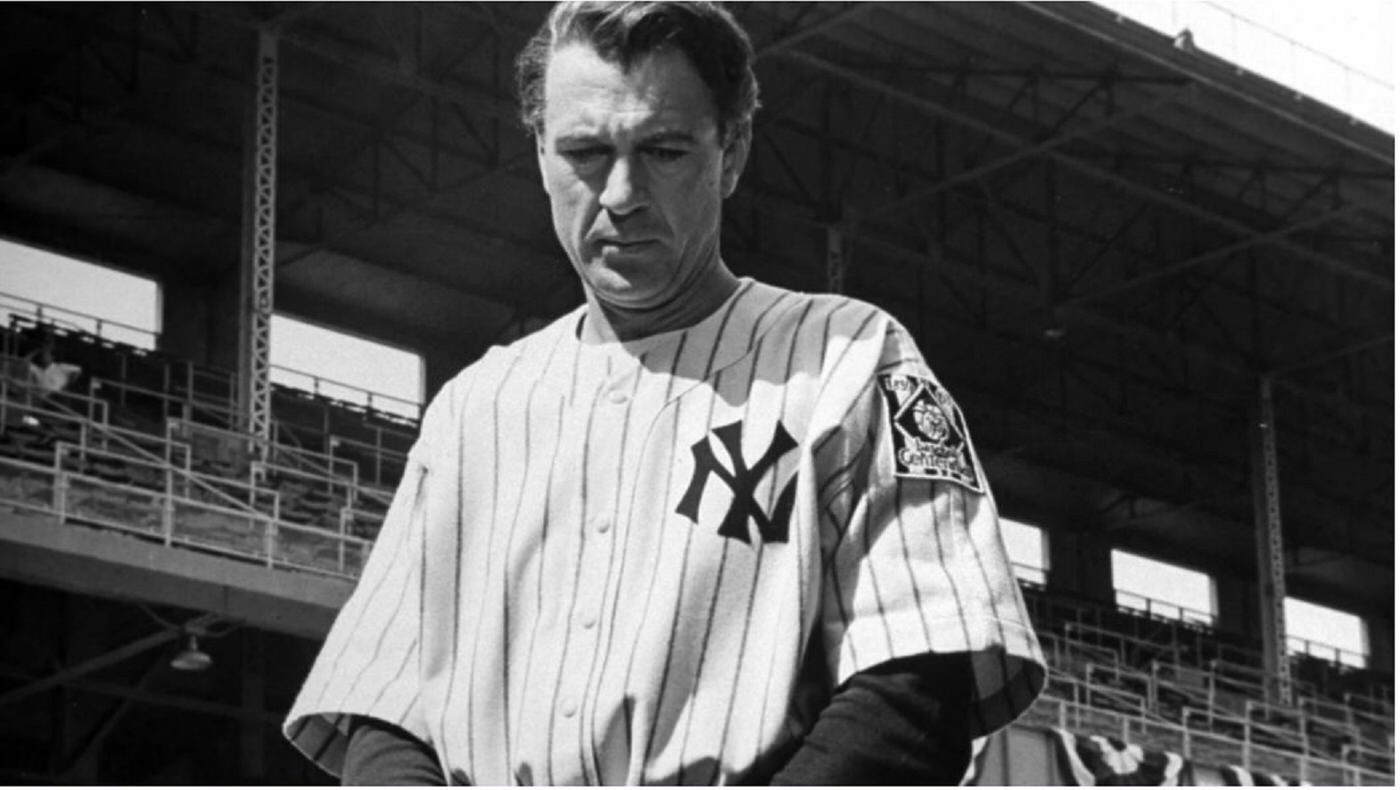 Gary Cooper In ‘The Pride Of The Yankees’, 1942