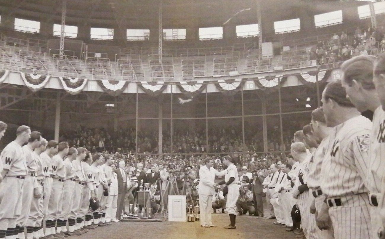 Gary Cooper And Babe Ruth In ‘The Pride Of The Yankees’, 1942