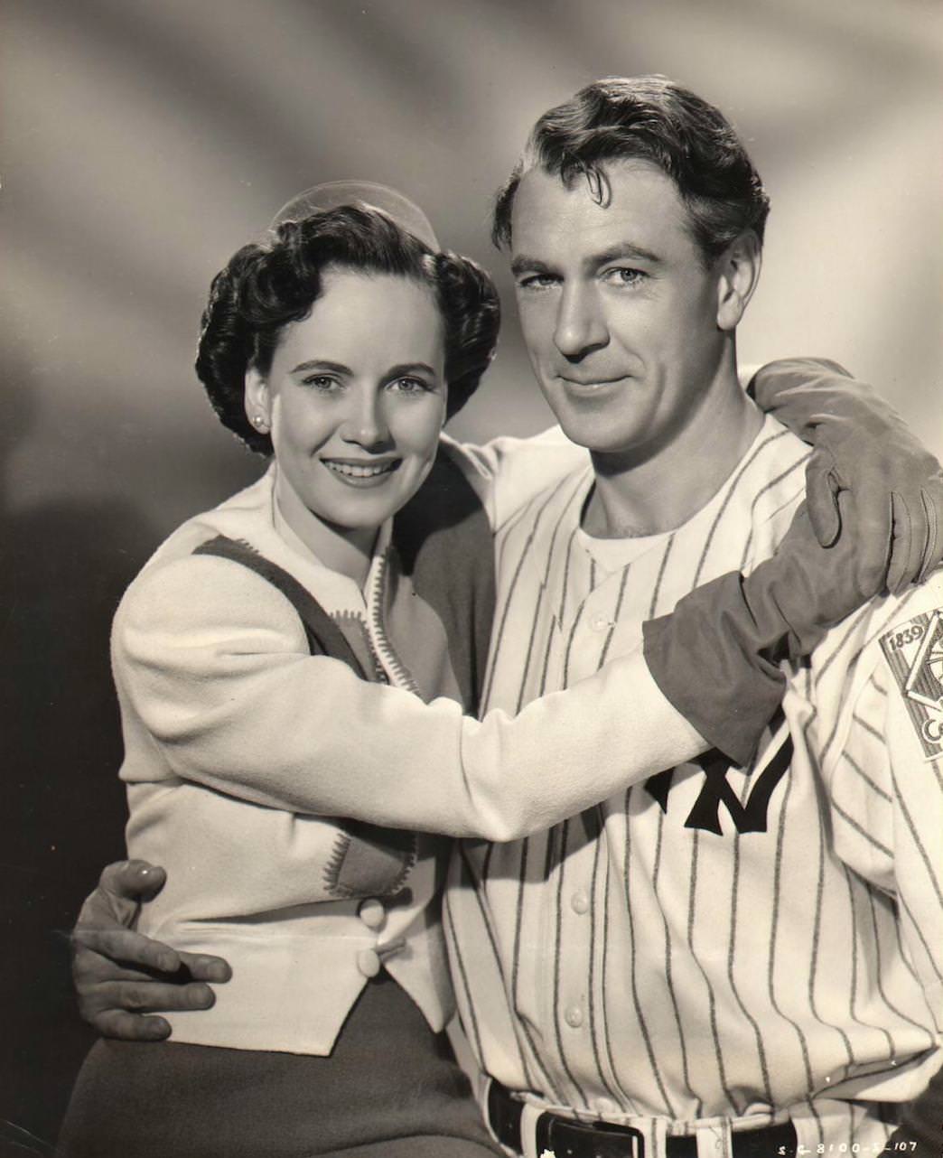 Gary Cooper And Teresa Wright In ‘The Pride Of The Yankees’, 1942