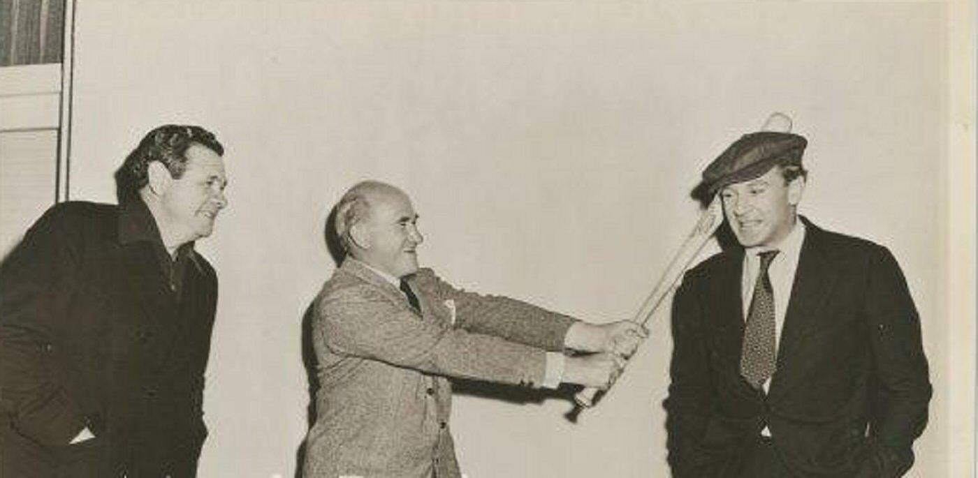 Gary Cooper, Samuel Goldwyn, And Babe Ruth In ‘The Pride Of The Yankees’, 1942