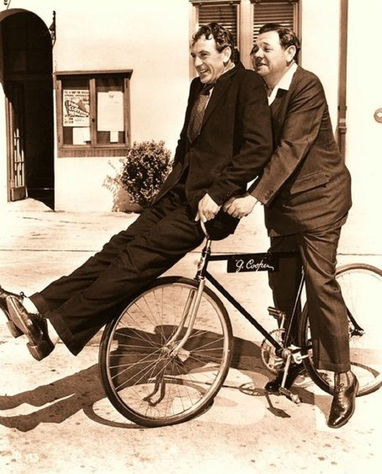 Gary Cooper And Babe Ruth In ‘The Pride Of The Yankees’, 1942