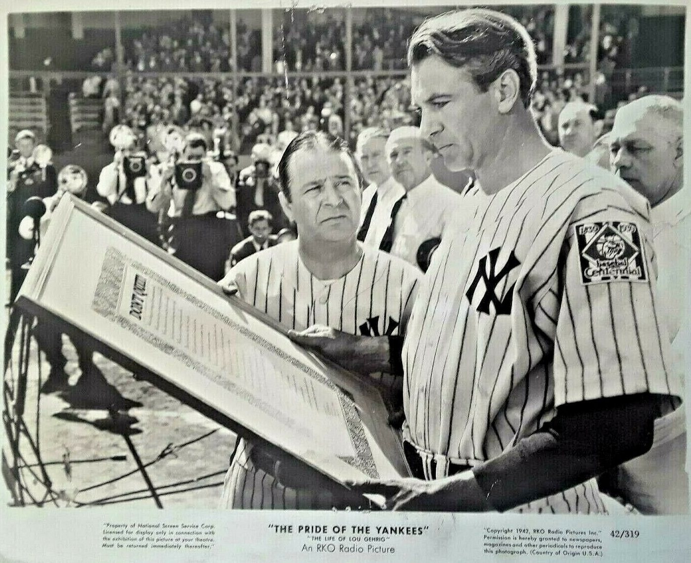 Gary Cooper In ‘The Pride Of The Yankees’, 1942