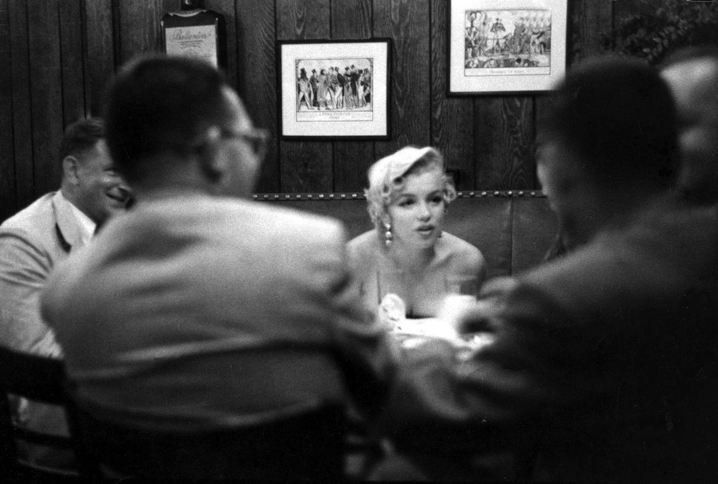 Marilyn Monroe At A Press Party For &Amp;Quot;The Seven Year Itch&Amp;Quot; At The '21' Club In 1954 In New York