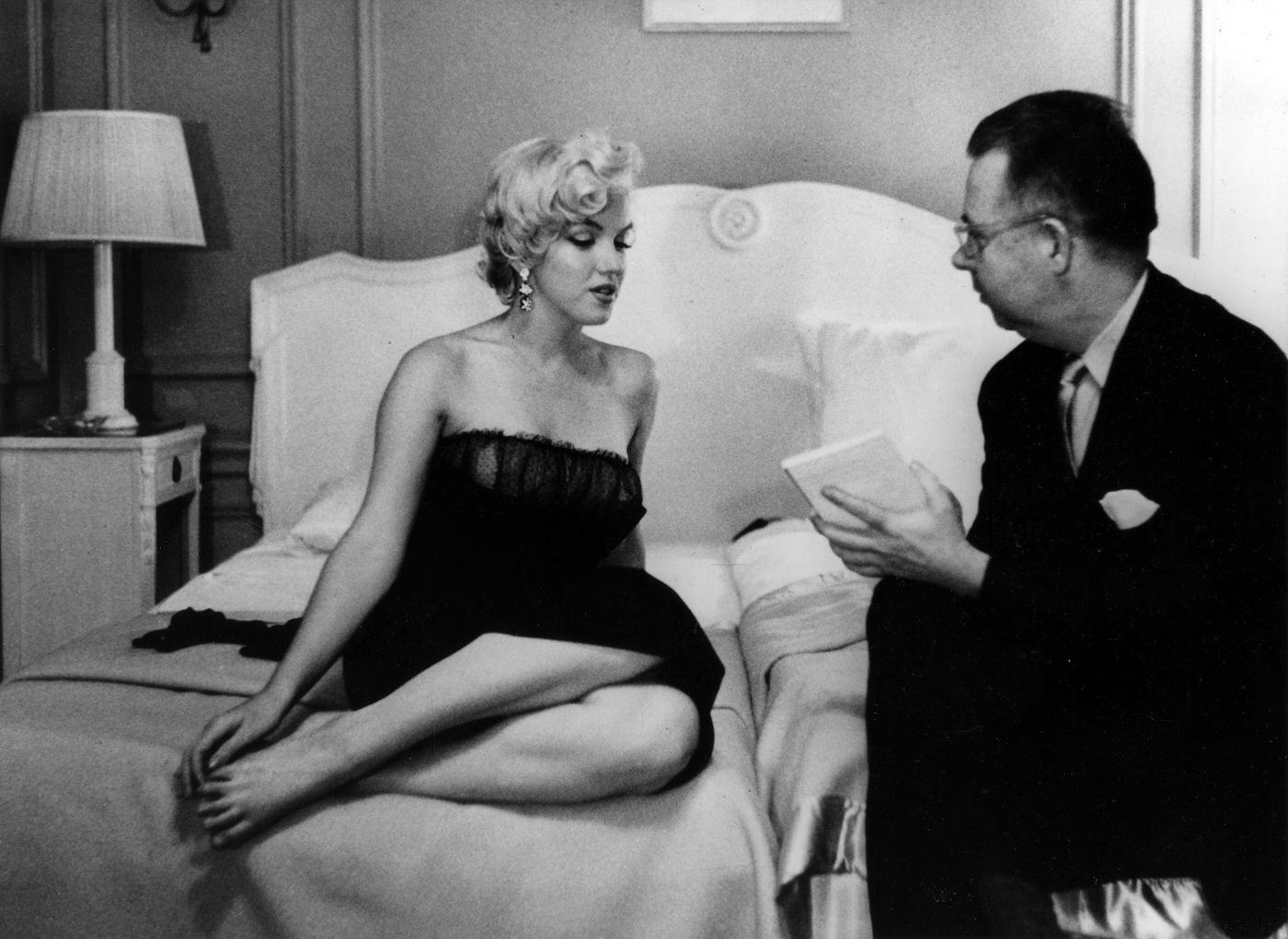 Marilyn Monroe Speaks To A Reporter At A Press Party For &Amp;Quot;The Seven Year Itch&Amp;Quot; In 1954 In New York