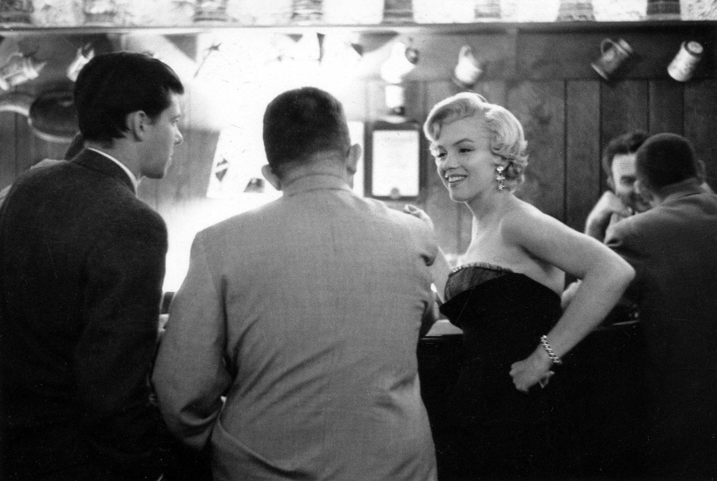 Marilyn Monroe At A Press Party For &Amp;Quot;The Seven Year Itch&Amp;Quot; At The '21' Club In 1954 In New York