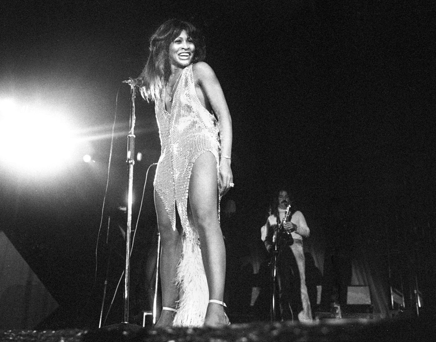 Tina Turner Performs On Stage With Ike And Tina Turner In Amsterdam, Netherlands, 1971